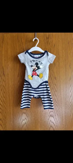 Set Kurzarm Body & Leggings Disney Baby Größe 62 Super Zustand
