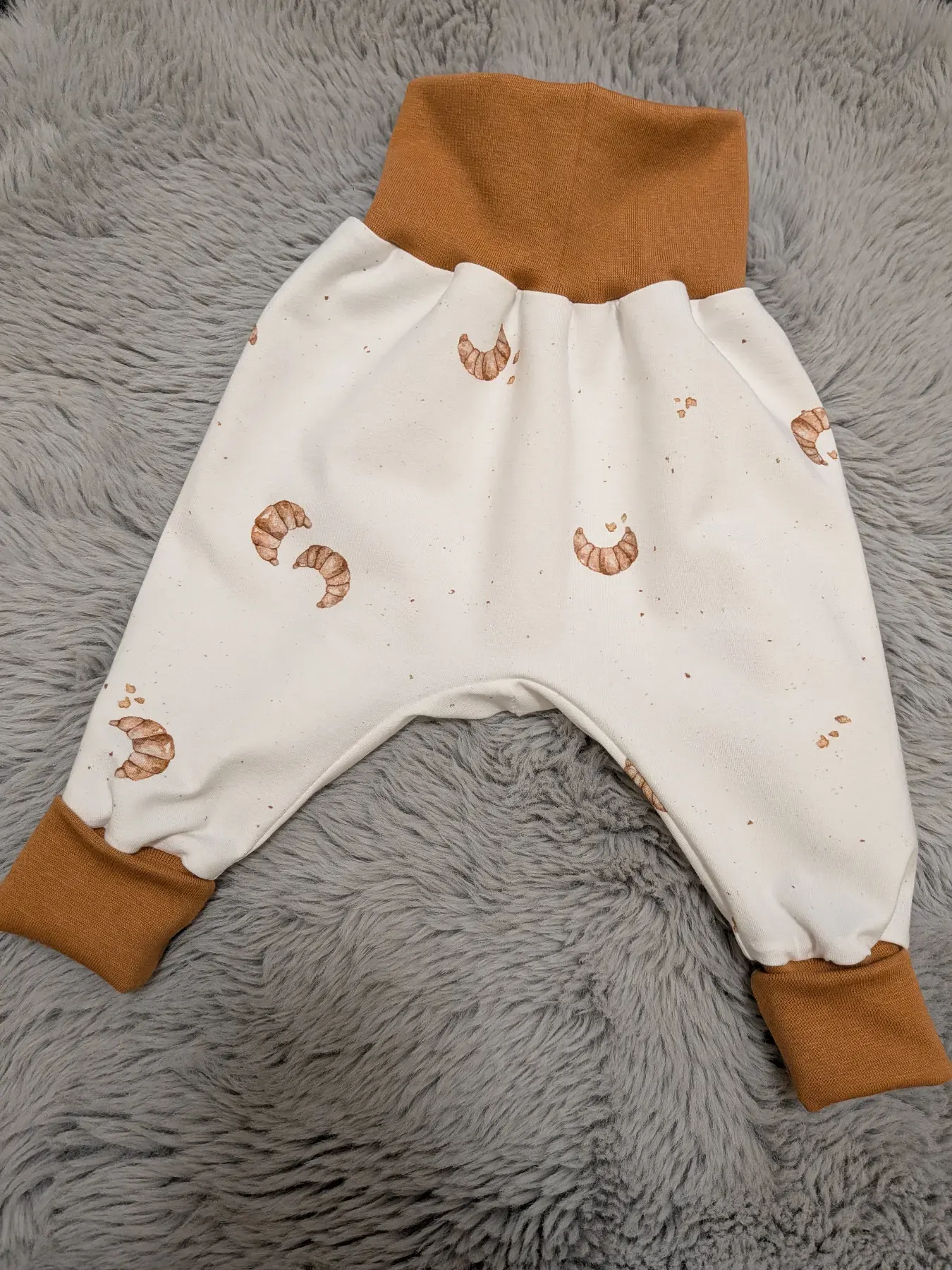 Hose Pumphose Größe 74/80 Bio Junge Unisex Croissant Mädchen