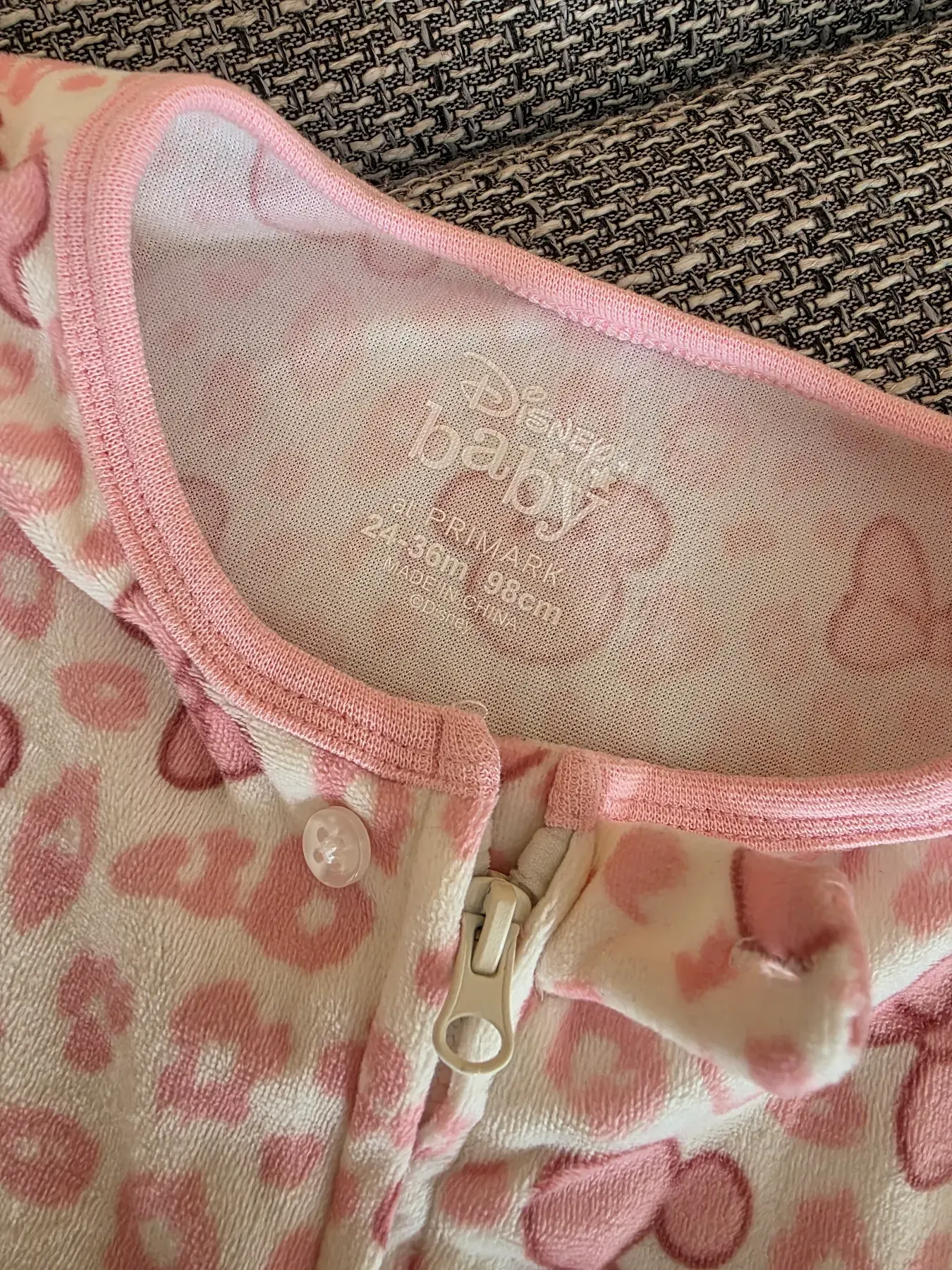 Disney Baby Schlafanzug Minnie Maus Rosa Gr. 98