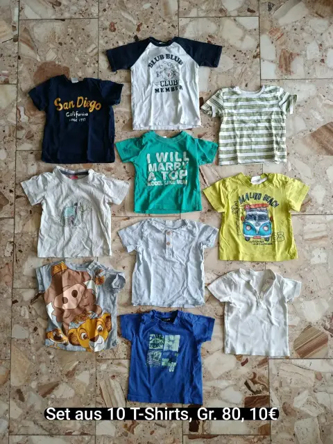 T-Shirt - Set, Gr. 80