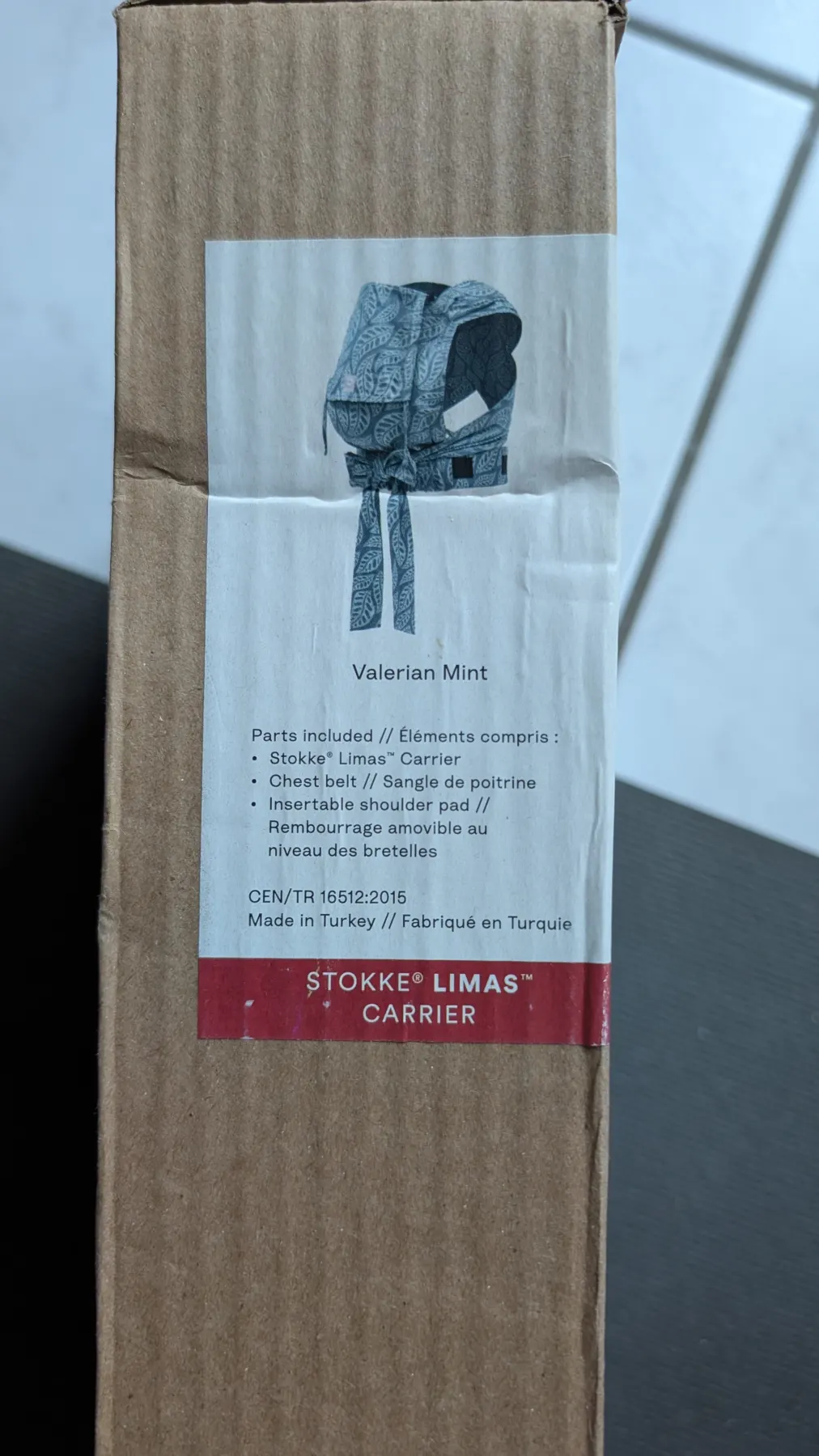 Babytrage Stokke Limas Valerian Mint, Trage
