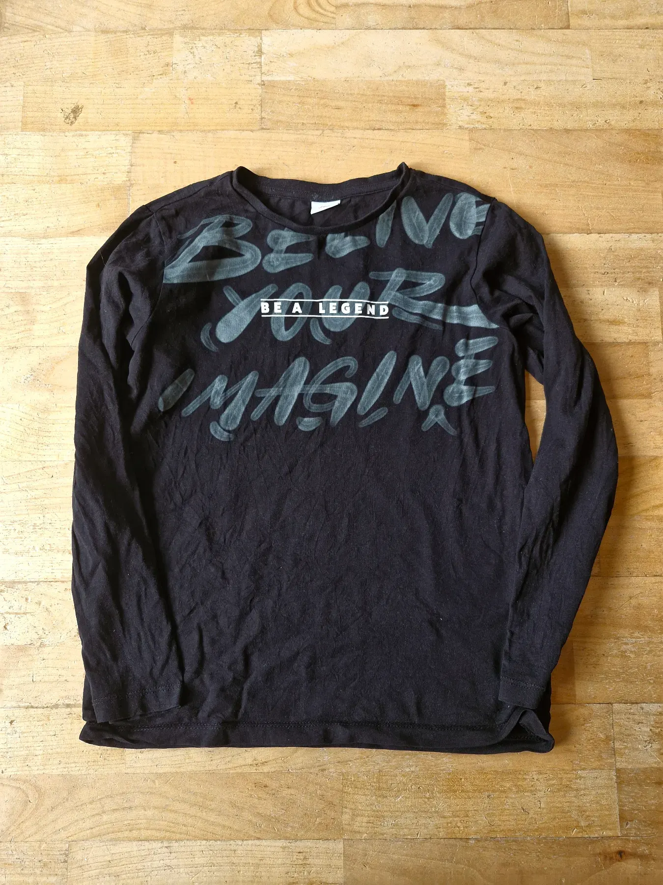 S.Oliver Slogan Langarm Shirt 146/152