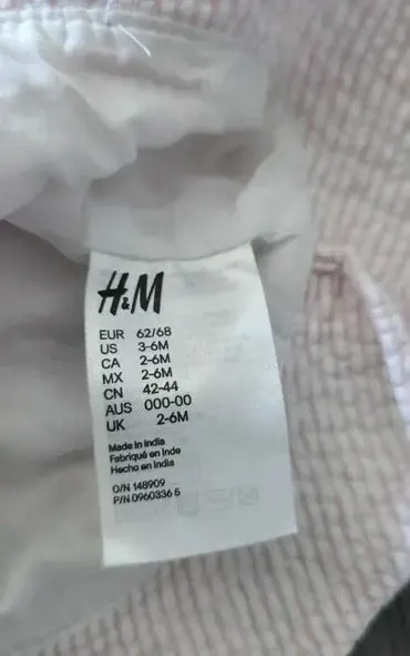 H&M Sonnenhut rosa Größe 62/68