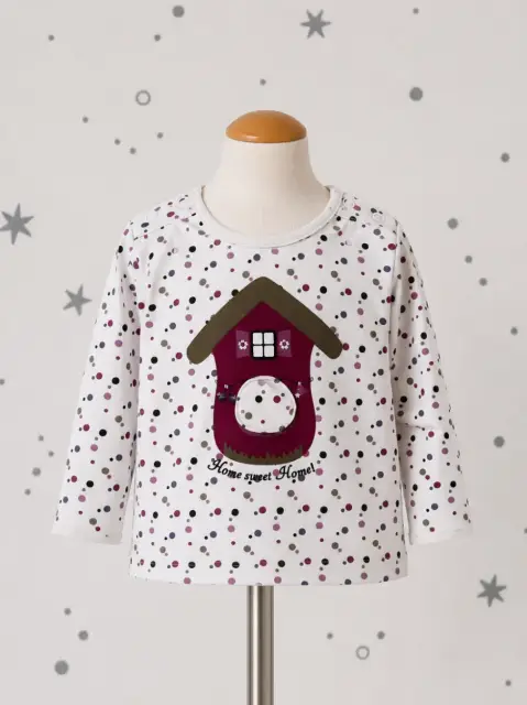 Topomini | Gr 68 | Langarmshirt | Pullover | Gepunktet