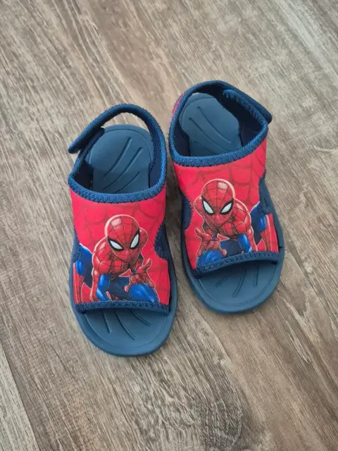 Badeschuhe Hausschuhe Sandalen "Spiderman", Jungen, Größe 26