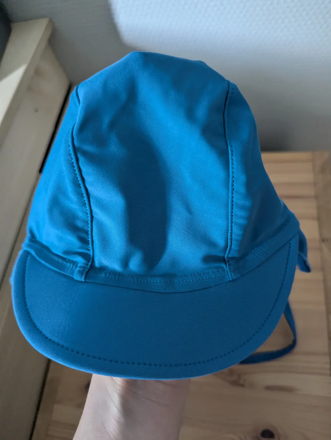 Bademütze Schwimmmütze Nackenschutz UV Mütze