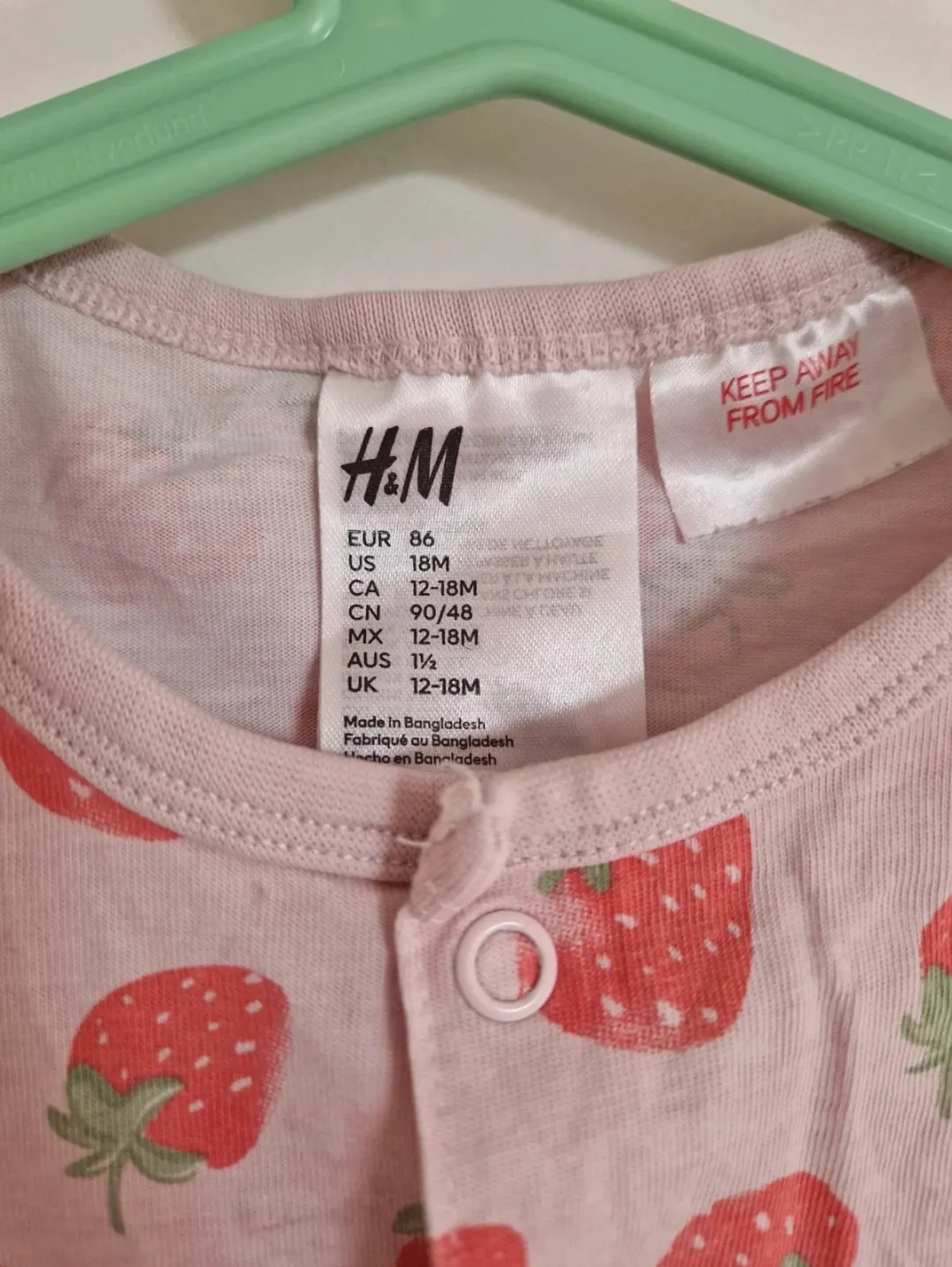 Sommer Strampler Kurzer Einteiler Erdbeere Strawberry