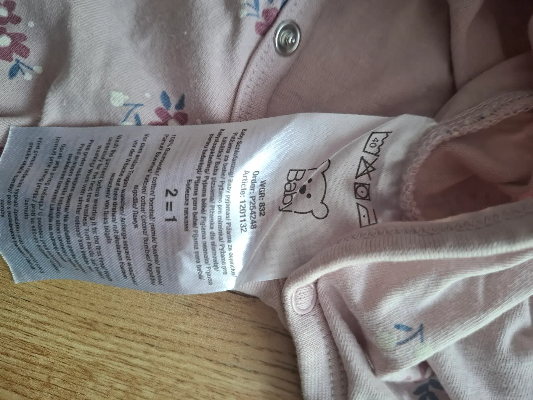Schlafanzug Einteiler Größe 86