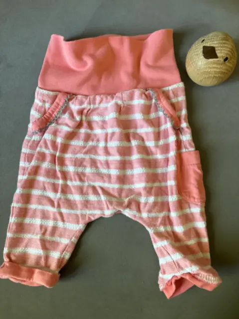 s.Oliver Babyhose/Leggings Gr. 50/56 in Orange-Weiß gestreift 🌸