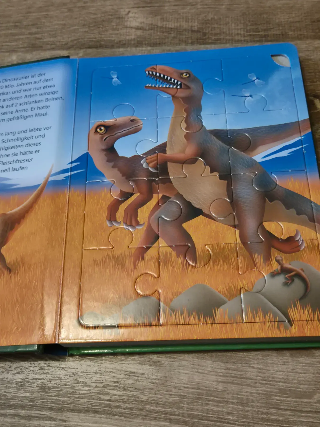 Puzzlebuch "Dinosaurier", 5 Puzzle, Trötsch Verlag