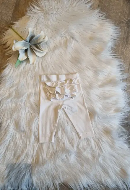Newbie Baby Mädchen Leggins Gr. 62 ~Rüschen~