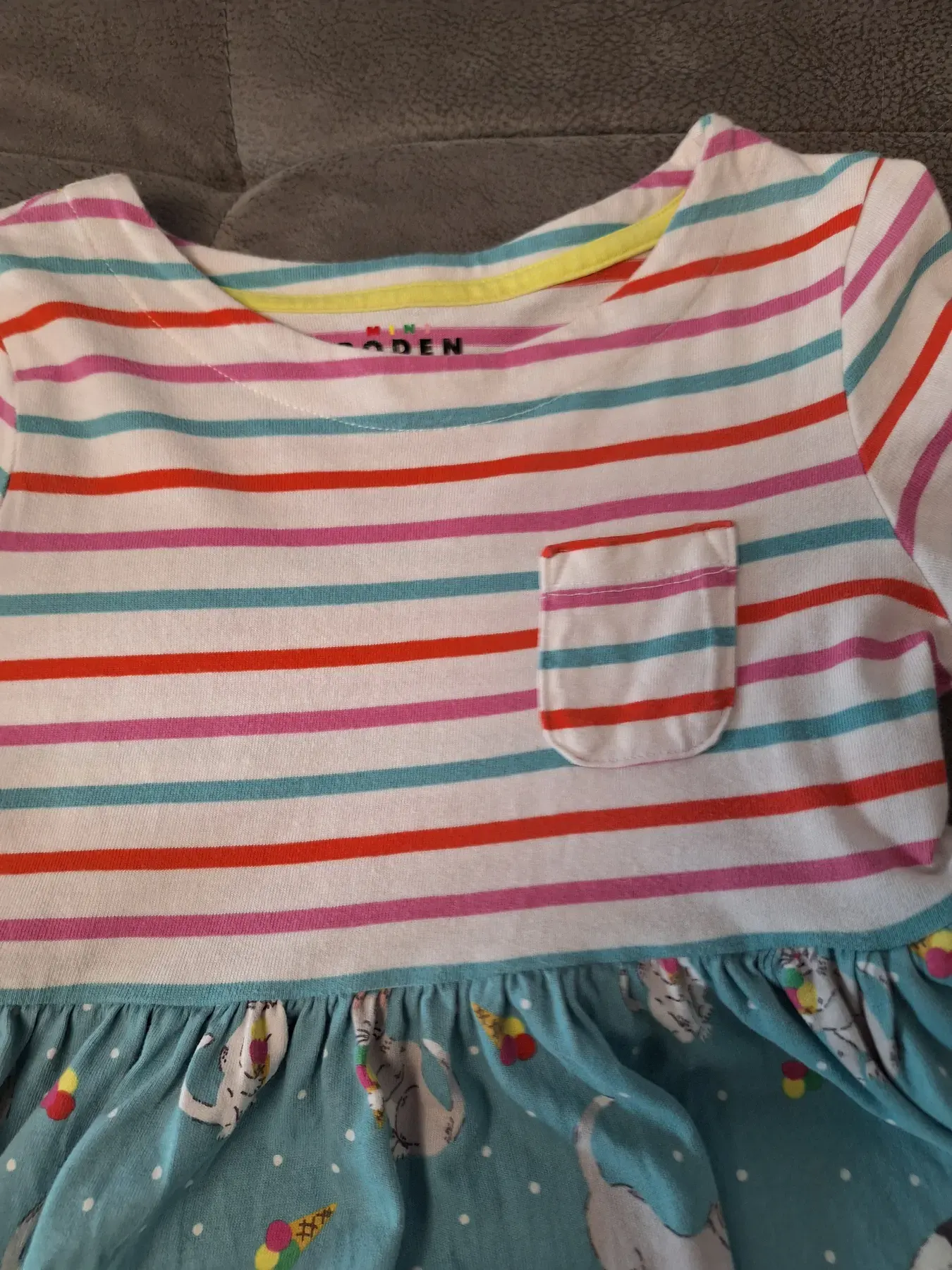 Kleid Sommer Katzen Mini Boden 5-6Y