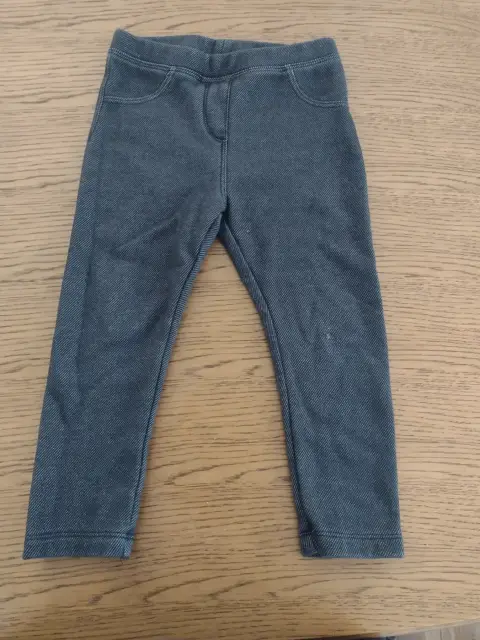 Thermoleggings grau-schwarz gefüttert 86/92 Lupilu