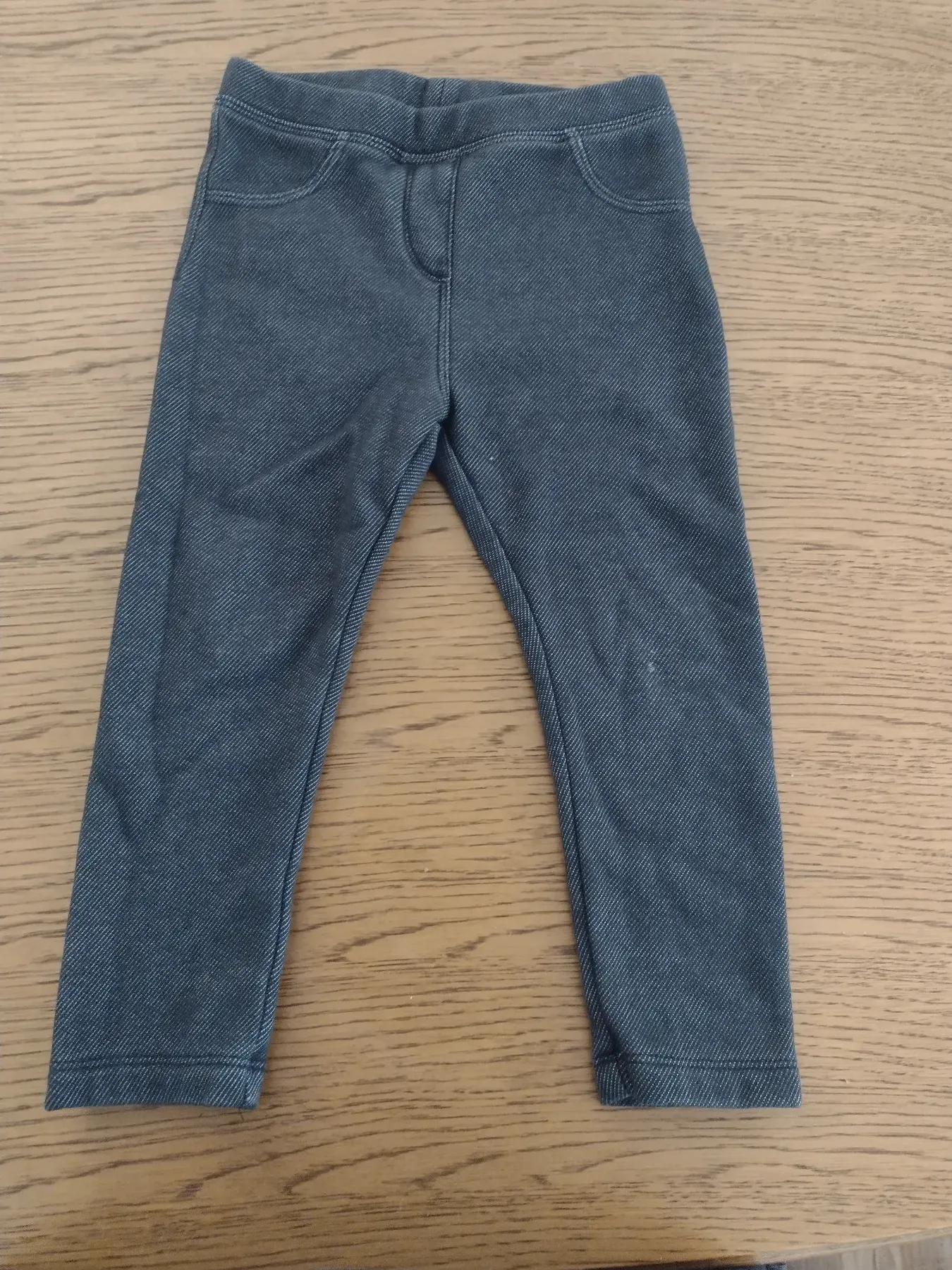 Thermoleggings grau-schwarz gefüttert 86/92 Lupilu