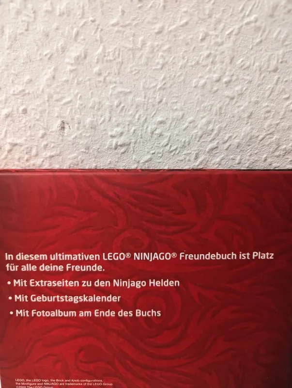 Freundebuch Lego Ninago