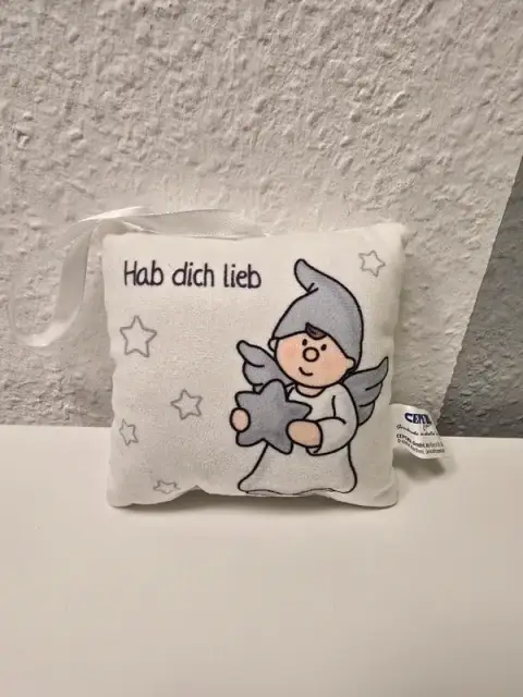 Kleines Kissen Aufhänger "Hab dich lieb"