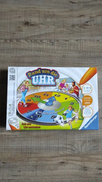 Tiptoi Spiel🕐"Rund um die Uhr" Neu OVP