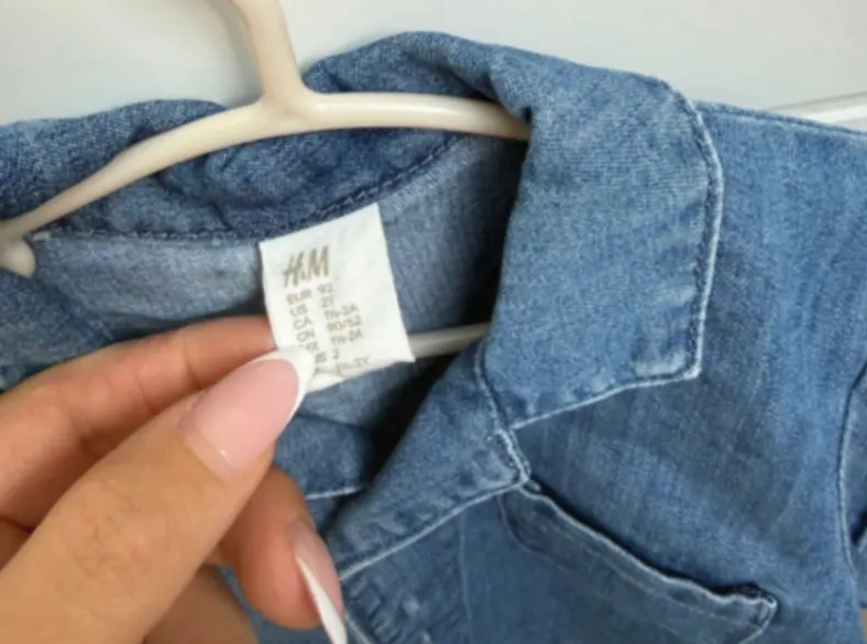 Hemd Jeans Optik