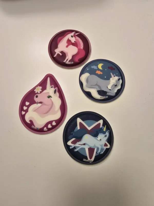 4x Kletties Ergobag Einhörner