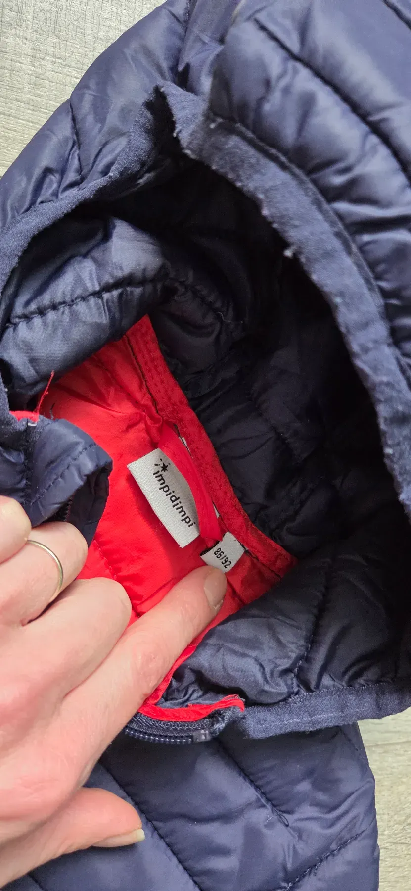 Leichte, dünne Steppjacke Impidimi Gr. 86/92