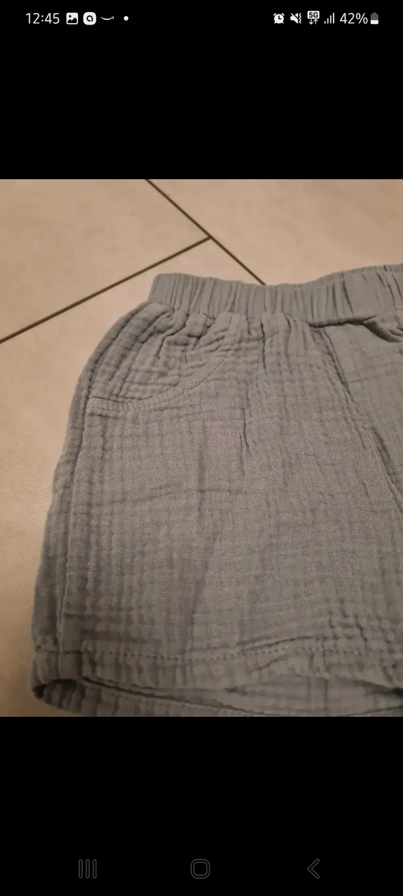 Hose kurz Größe 86