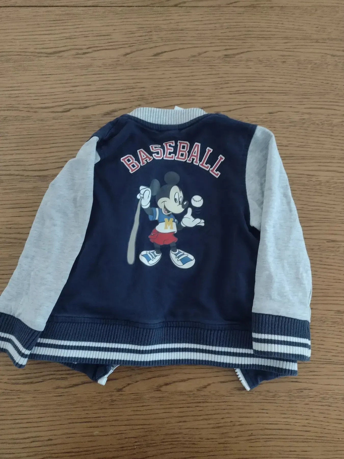 Übergangsjacke grau-blau Mickie Mouse Baseball 80 CA