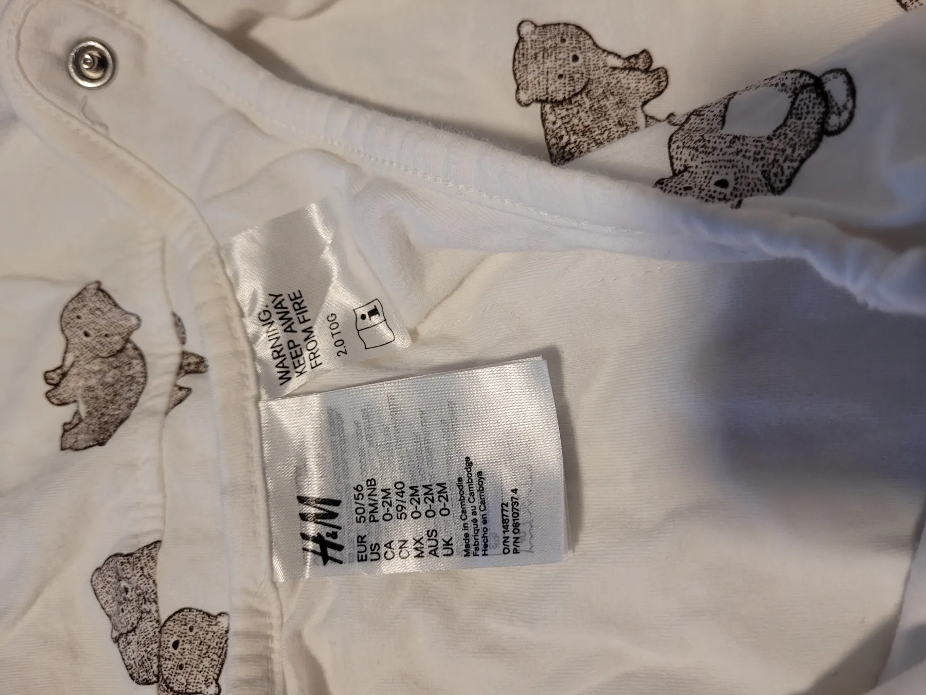 H&M Schlafsack mit Bären