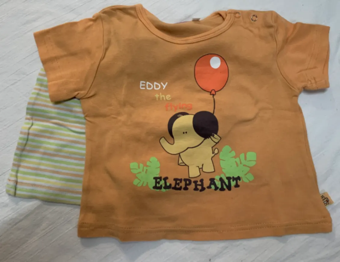 Schlafanzug mit Elefant Gr. 80