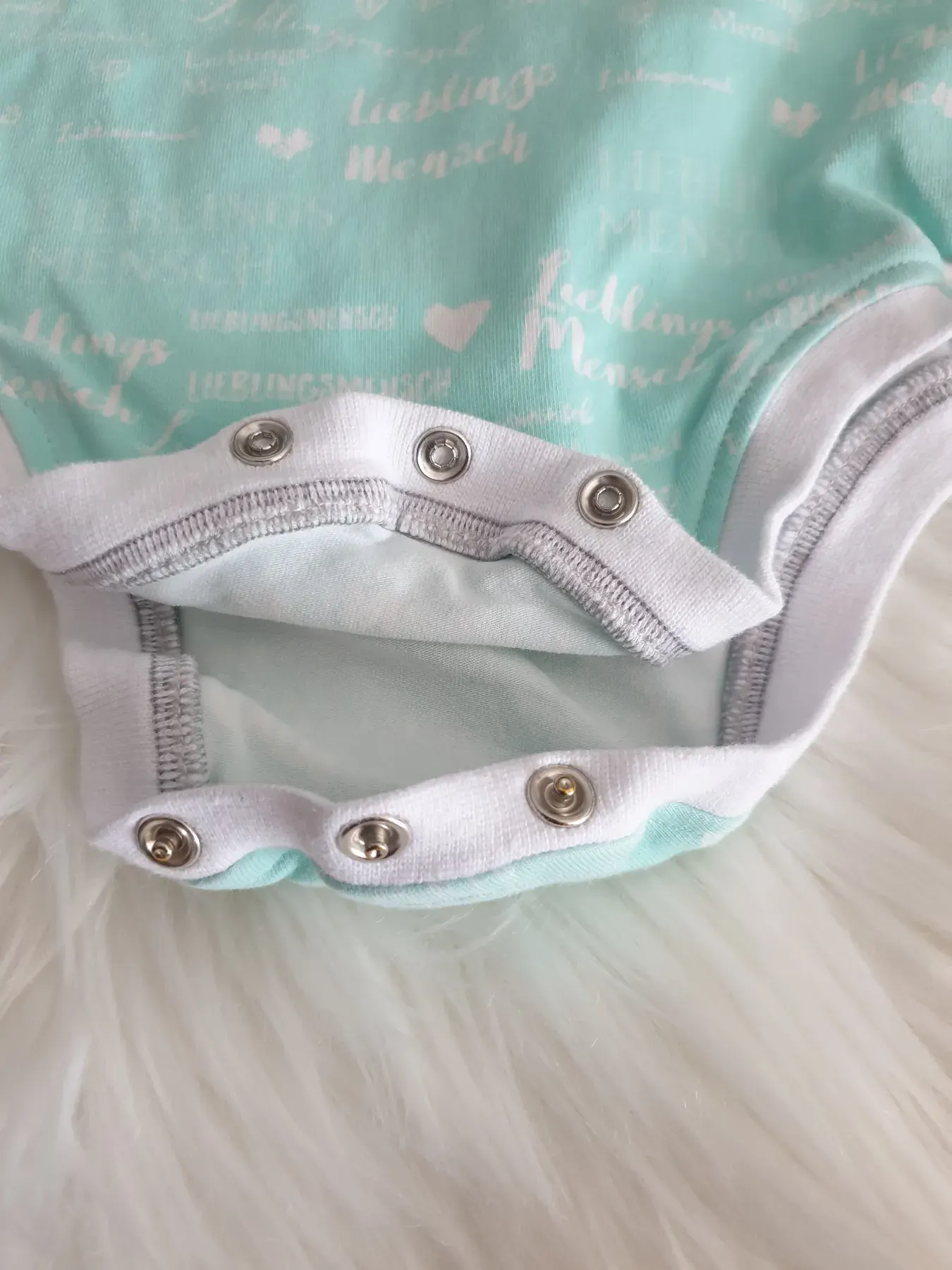Bodys, langarm handmade - Gr. 86