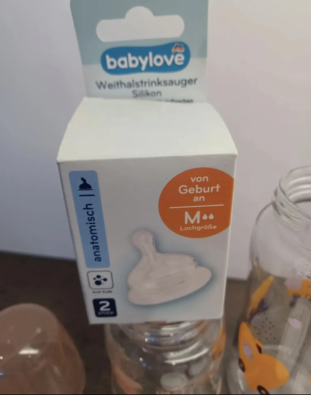 Babylove Glasflaschen