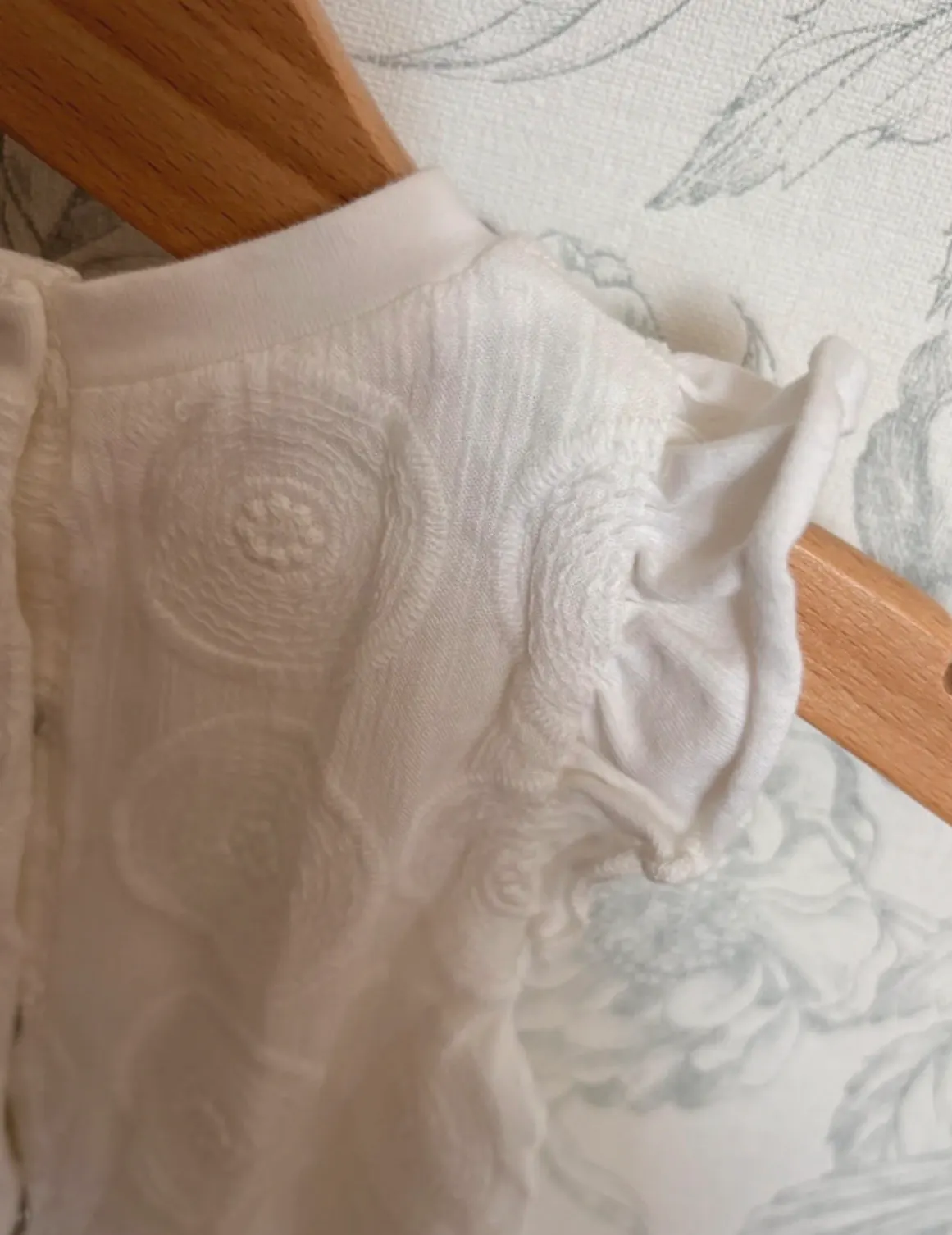 Steiff Kleid 62 weiß – Taufe Hochzeit festlich Knopf im Ohr Teddy