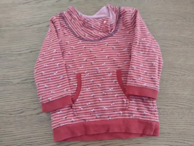 Pullover rot-weiß 80 Topomini