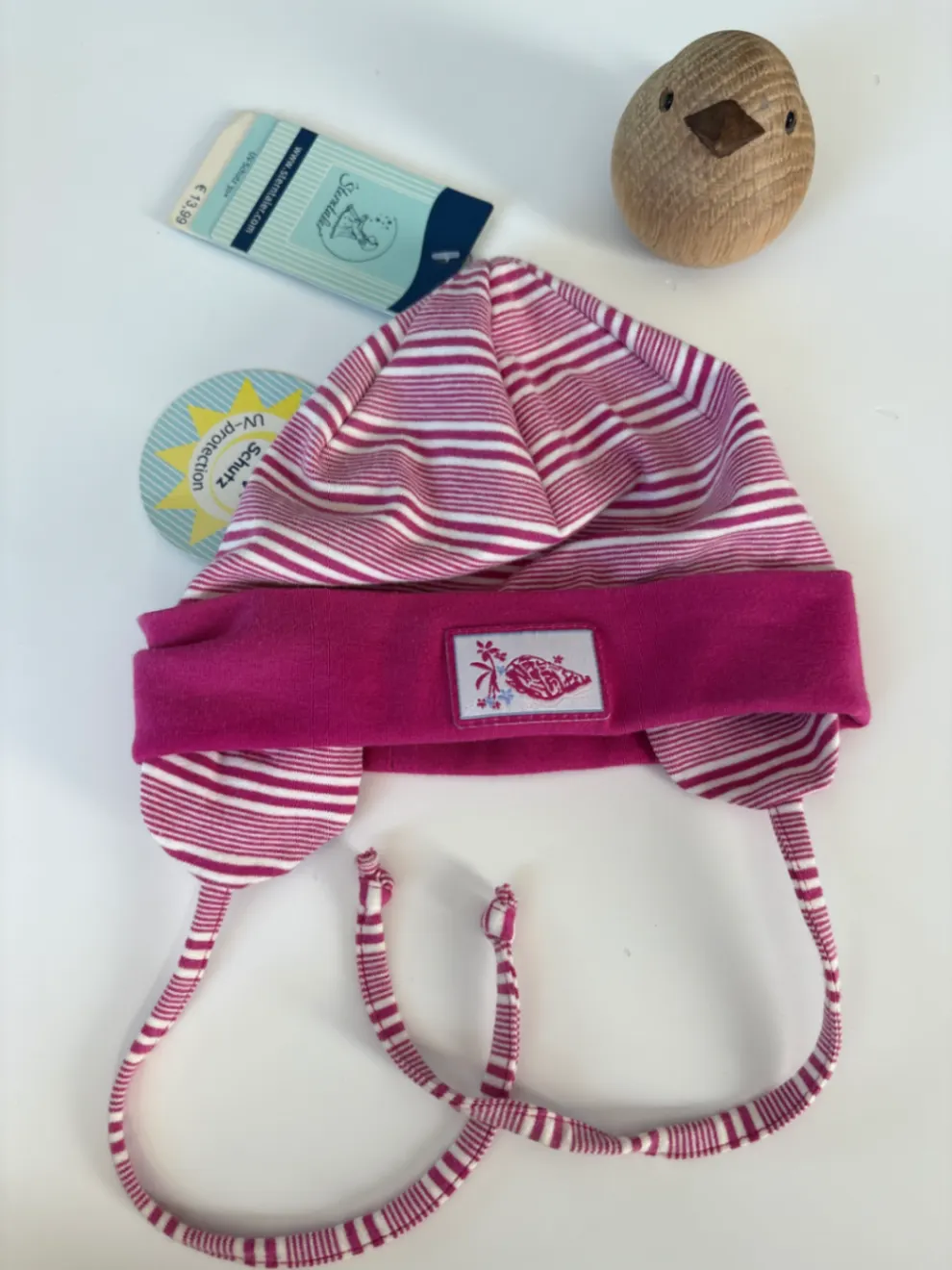 Sterntaler Mütze mit UV-Schutz KU 45 cm (6–9 Monate) 🌸
