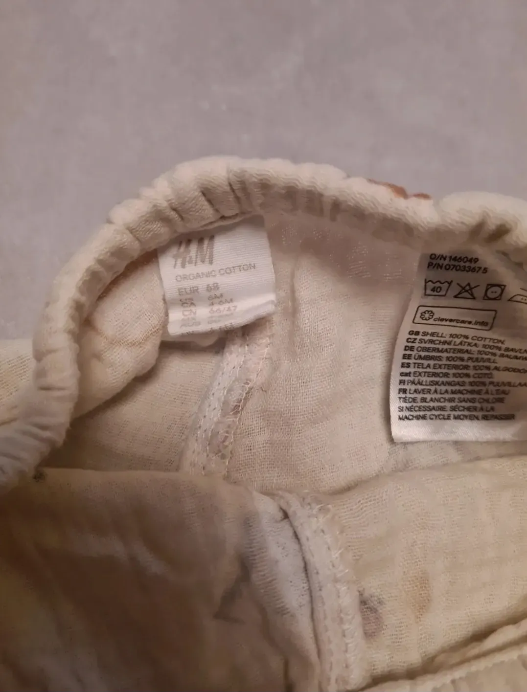 Hose kurz Größe 68 von H&M