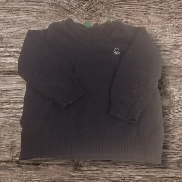 Pullover Kaschmiranteil blau 80 Benetton