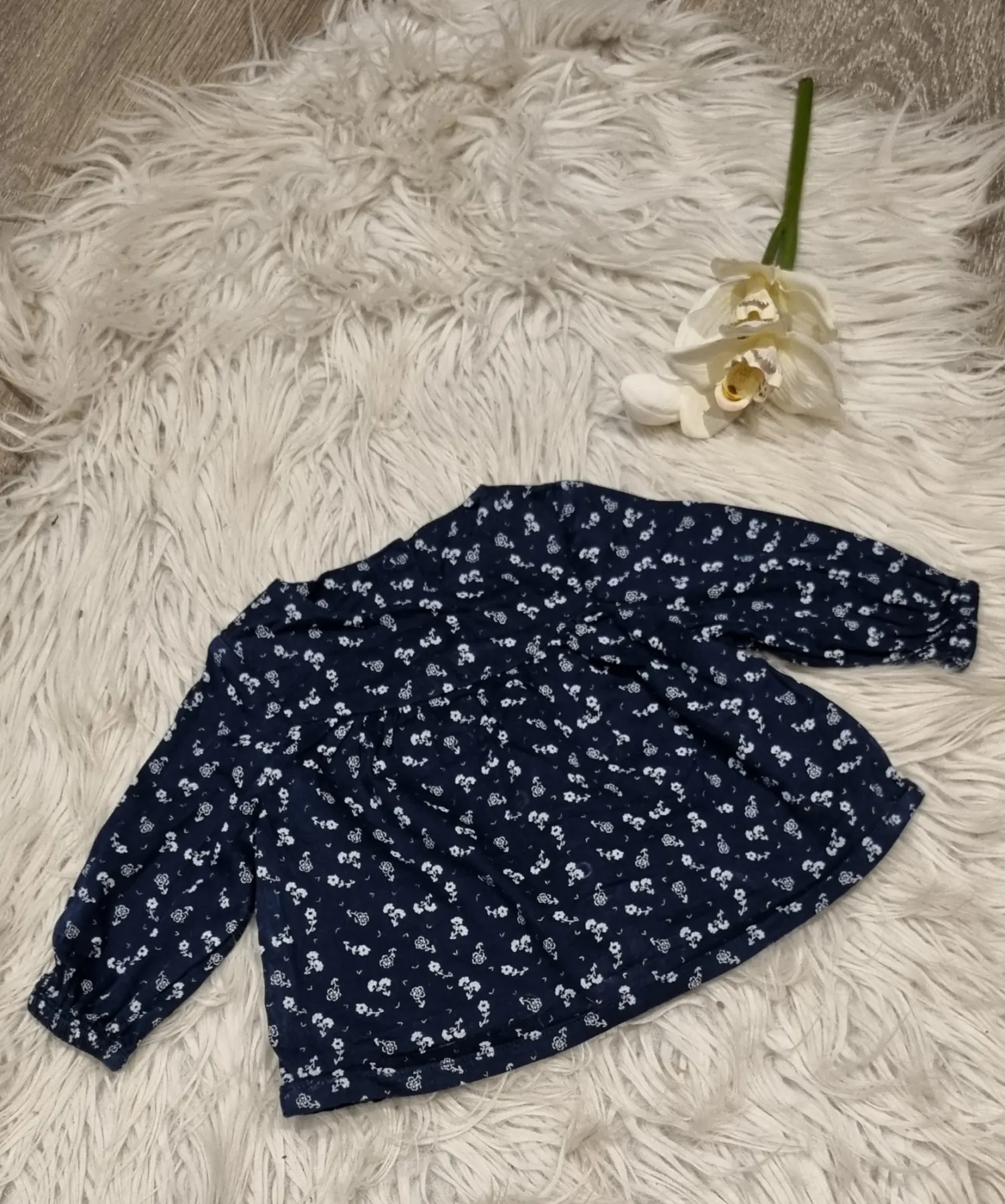 Baby Mädchen Bluse Gr. 56/62 ~floral~
