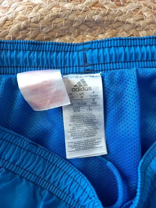 Adidas Badehose Gr 152 Junge, Badeshorts, blau, Baden, Strand, Sommer