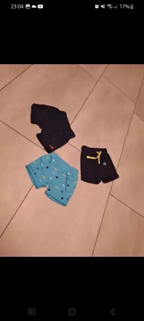 Hosen Set kurz Größe 62 von Topomini