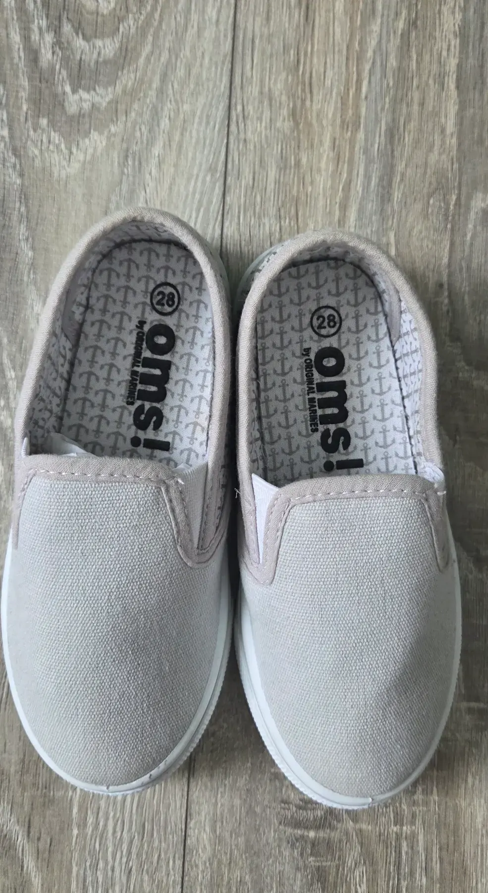 Canvas Slipper/ Sneaker Junge OMS! Neu Gr. 28 mit Ankern