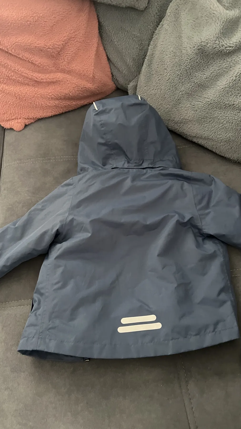 3-in-1 Regenjacke Pullover dunkelblau braun TCM 86/92