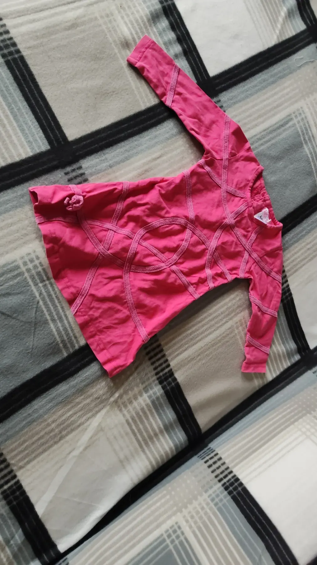 Langarmshirt mit kreismotiv
