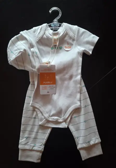 Pusblu 3-Teiler Set - Body, Mütze & Hose