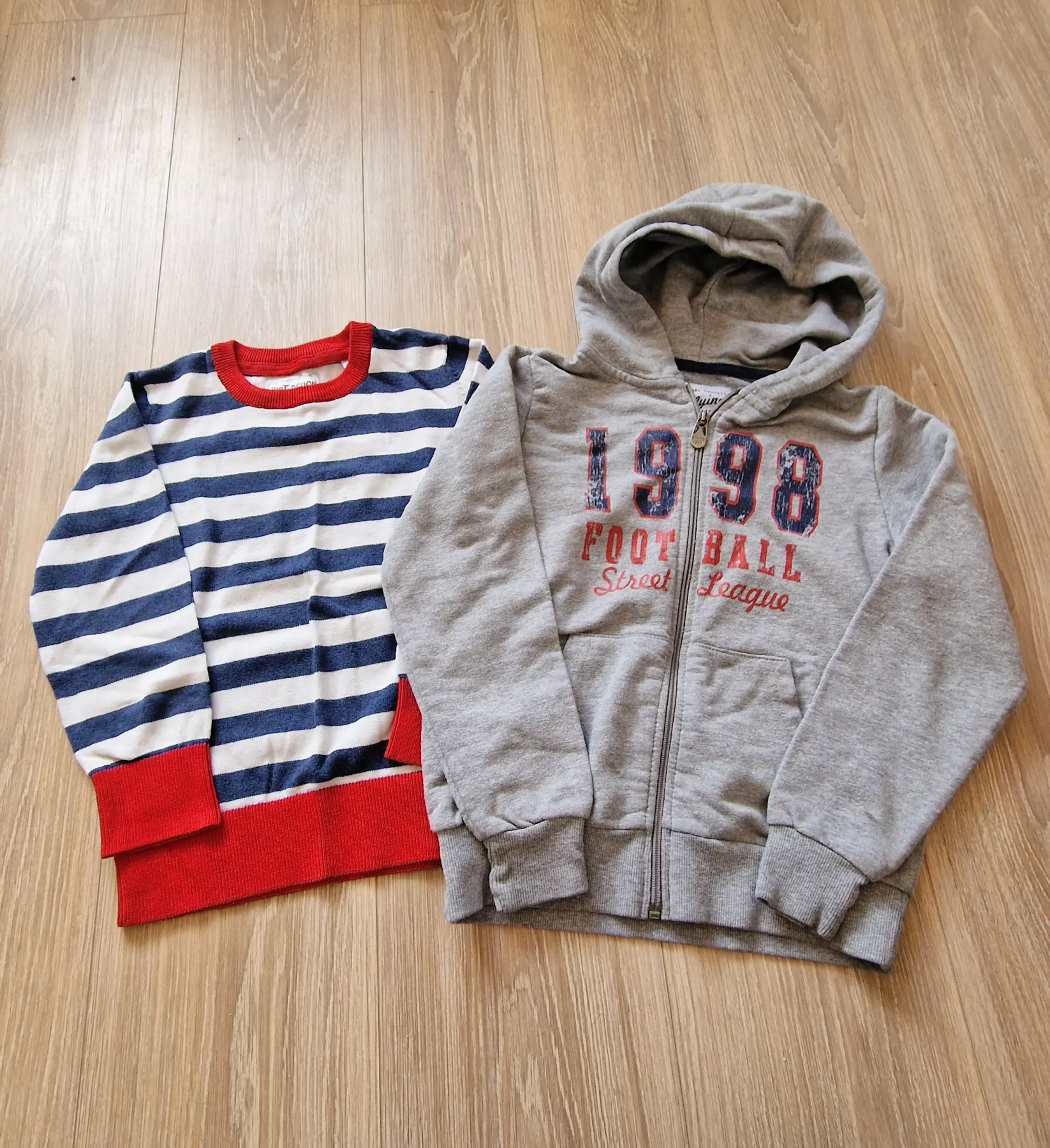 Jungen Set Paket 122 Pullover Sweatjacke
