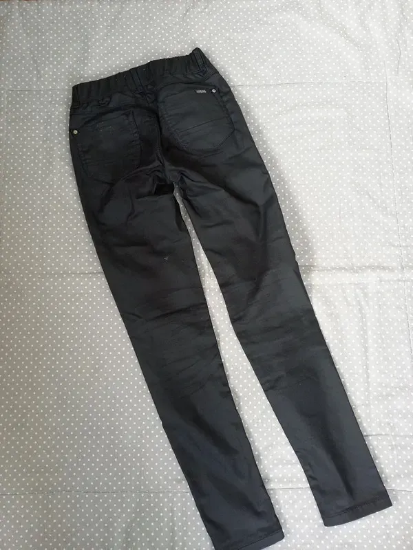 Vingino Hose Gr 158, Mädchen, Skinny Fit, schwarz, Leggings
