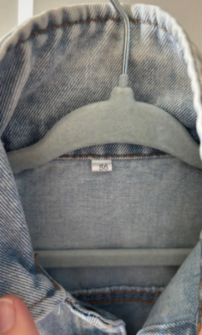 Jeansjacke Gr. 86 Baby Kinderjacke Denim Jacke Jungen Mädchen