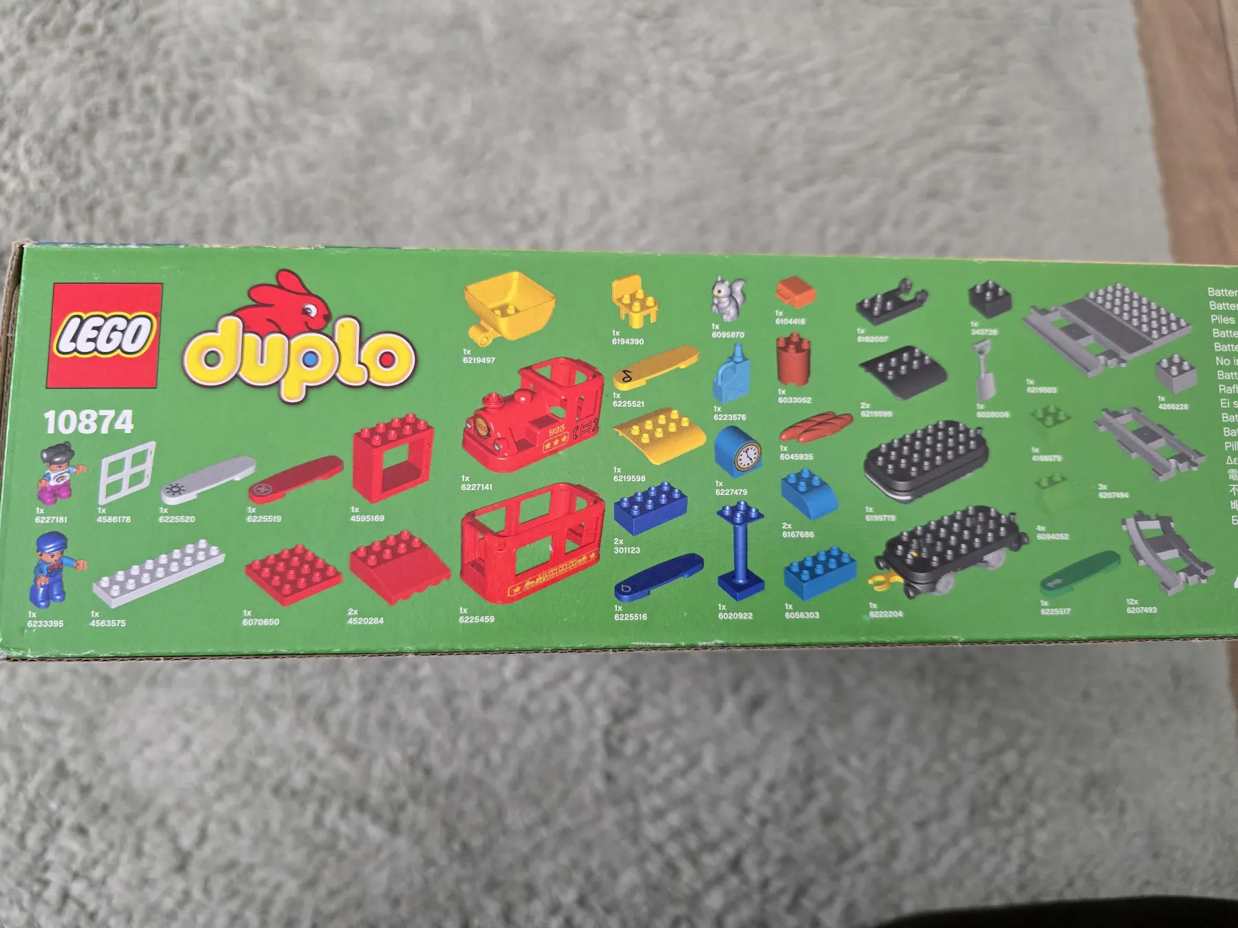 Lego Duplo Set 10874 Dampfeisenbahn