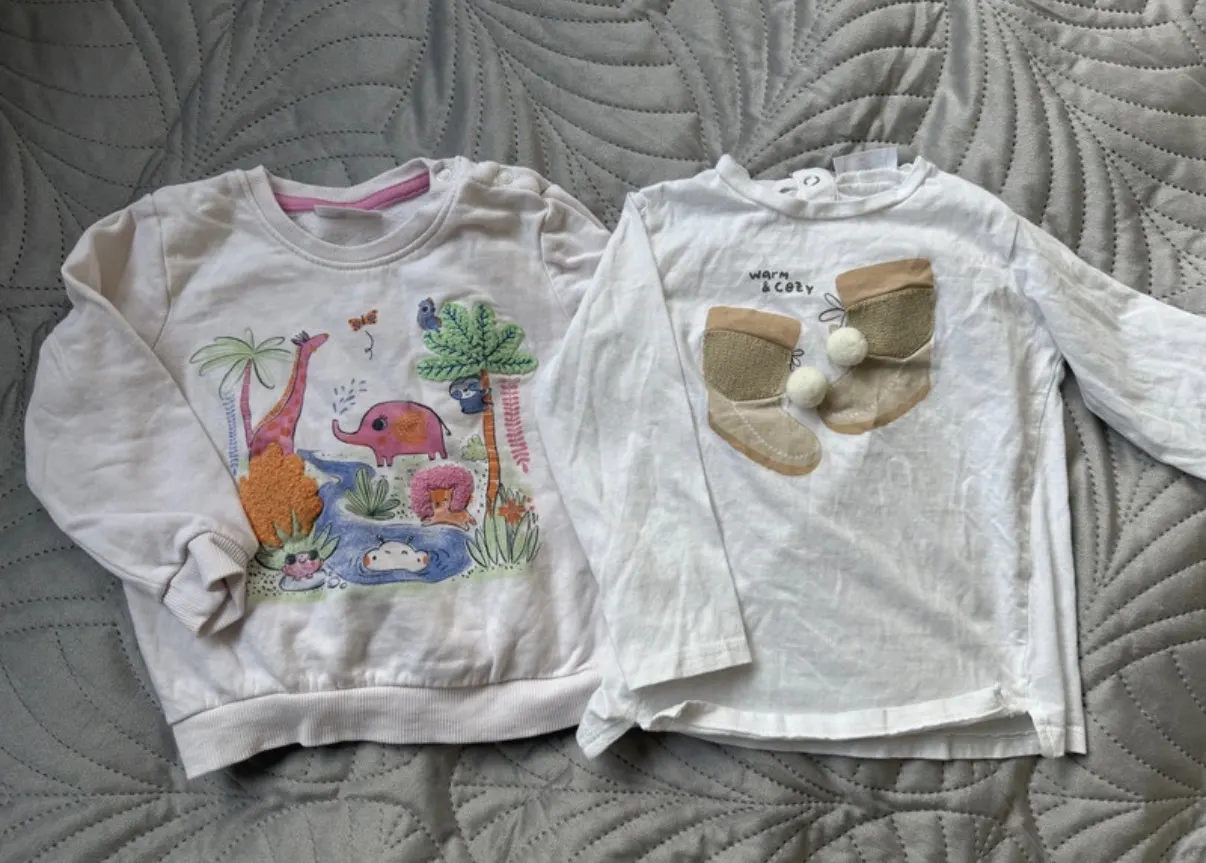 Pullover / Langarmshirt / Longsleeve, Mango, Kik, Gr.92