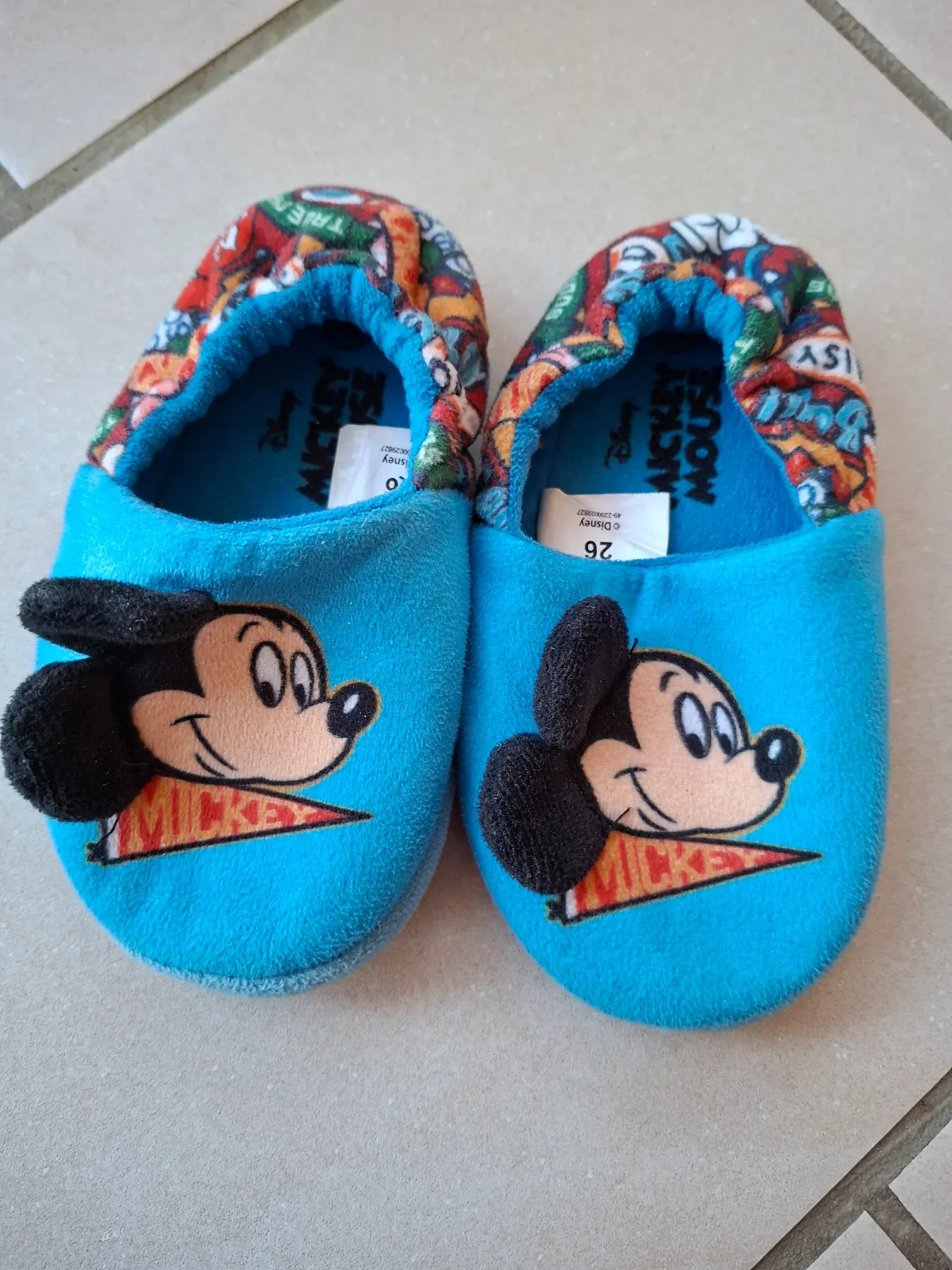 Kuschelige Micky Maus Hausschuhe