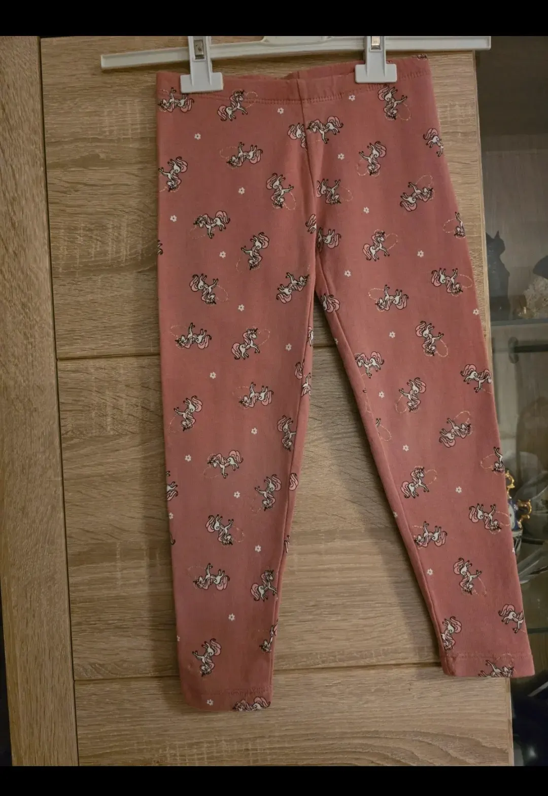 Schöne Mädchen Leggins Einhorn Größe 110. 1 mal kurz getragen