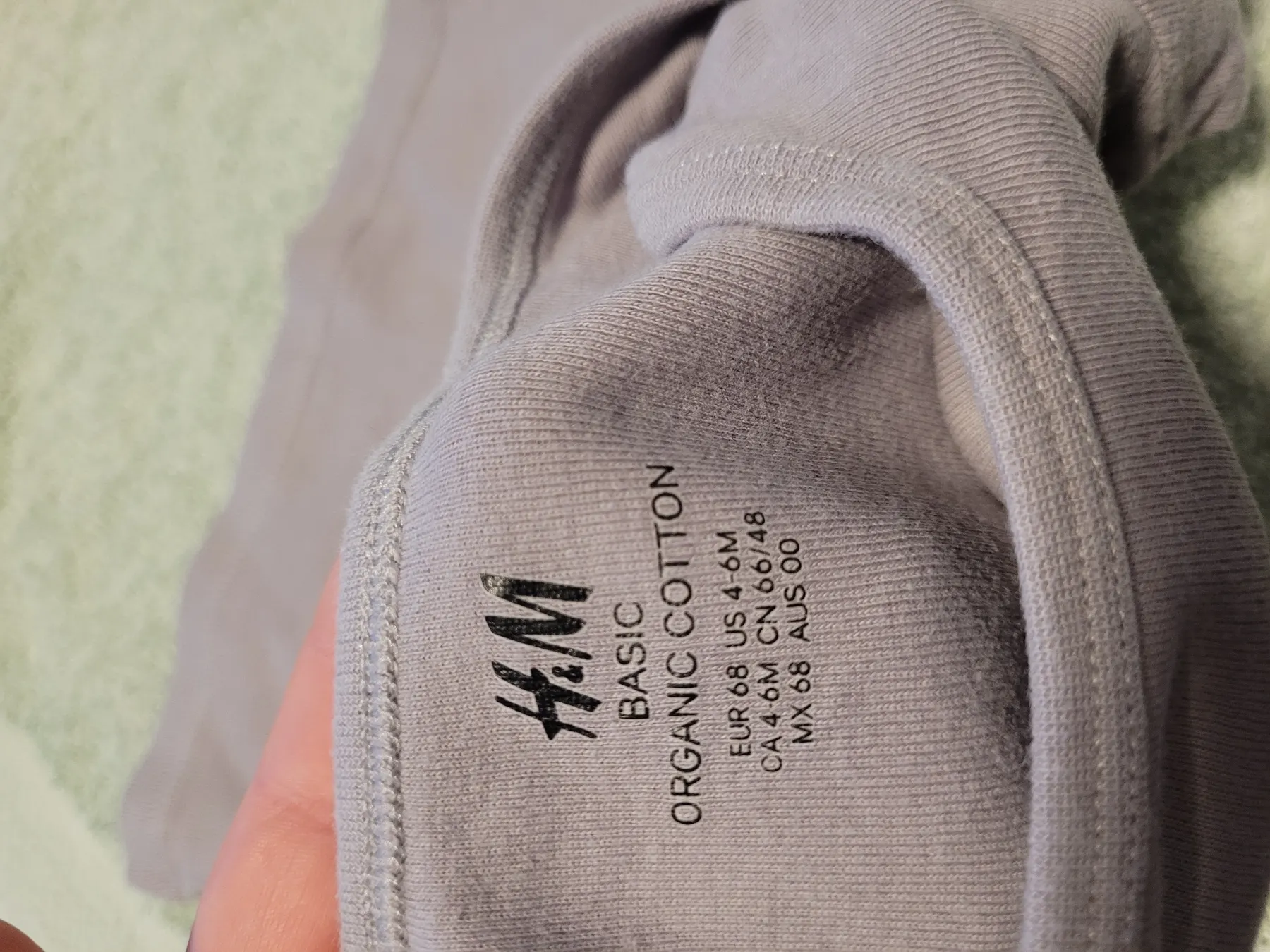 H&M Basic Pullover Grau